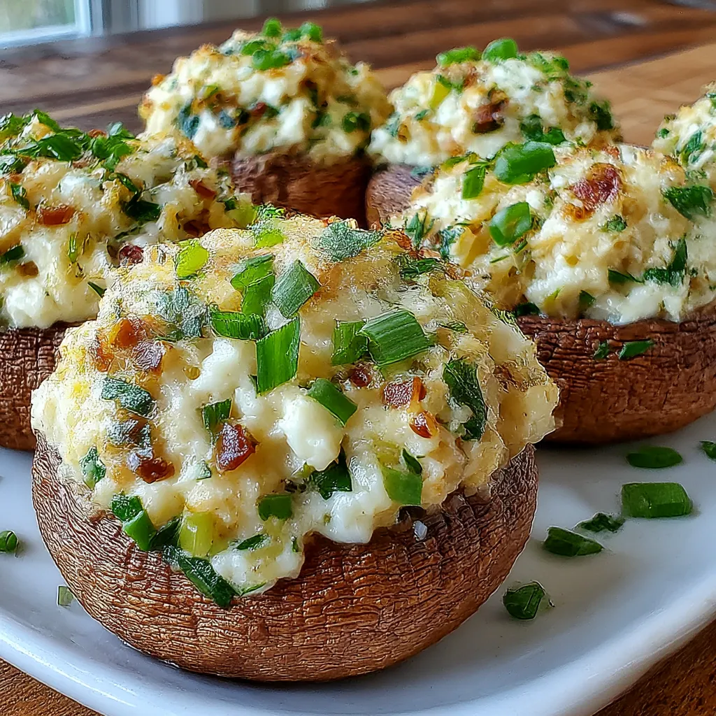 Best Christmas Stuffed Mushrooms