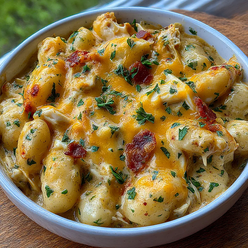 Classic Creamy Crack Chicken Gnocchi