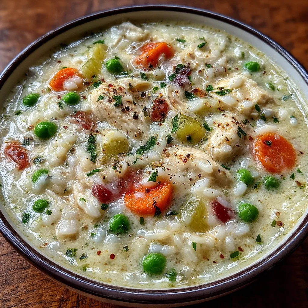 Creamy Chicken and Rice Soup