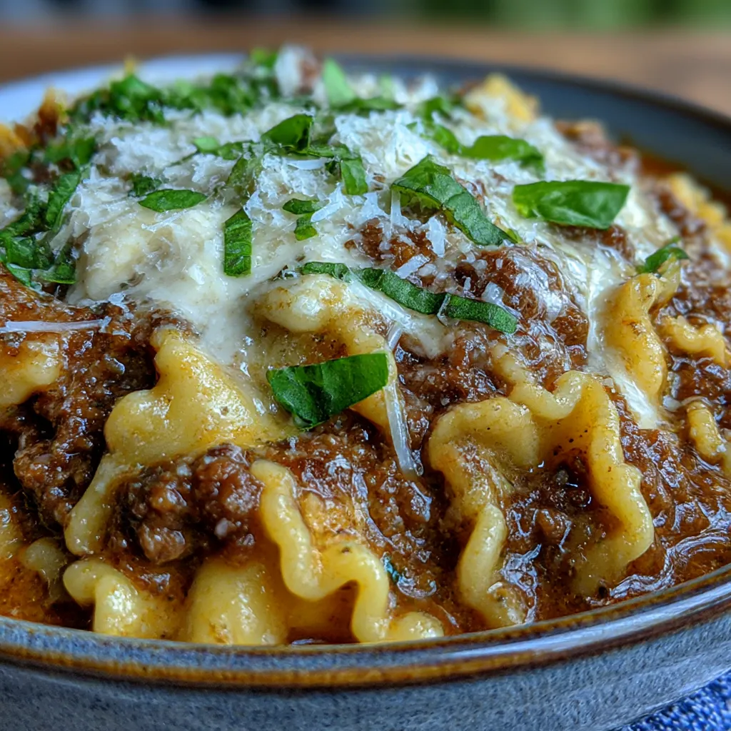 Crock Pot Lasagna Soup