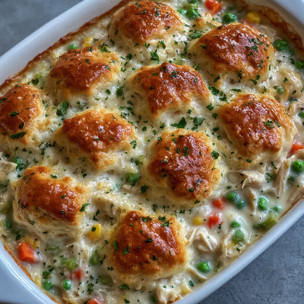 Easy Homemade Chicken Pot Pie Casserole