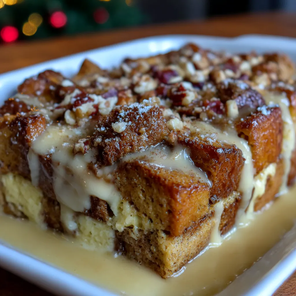 Gingerbread French Toast Bake