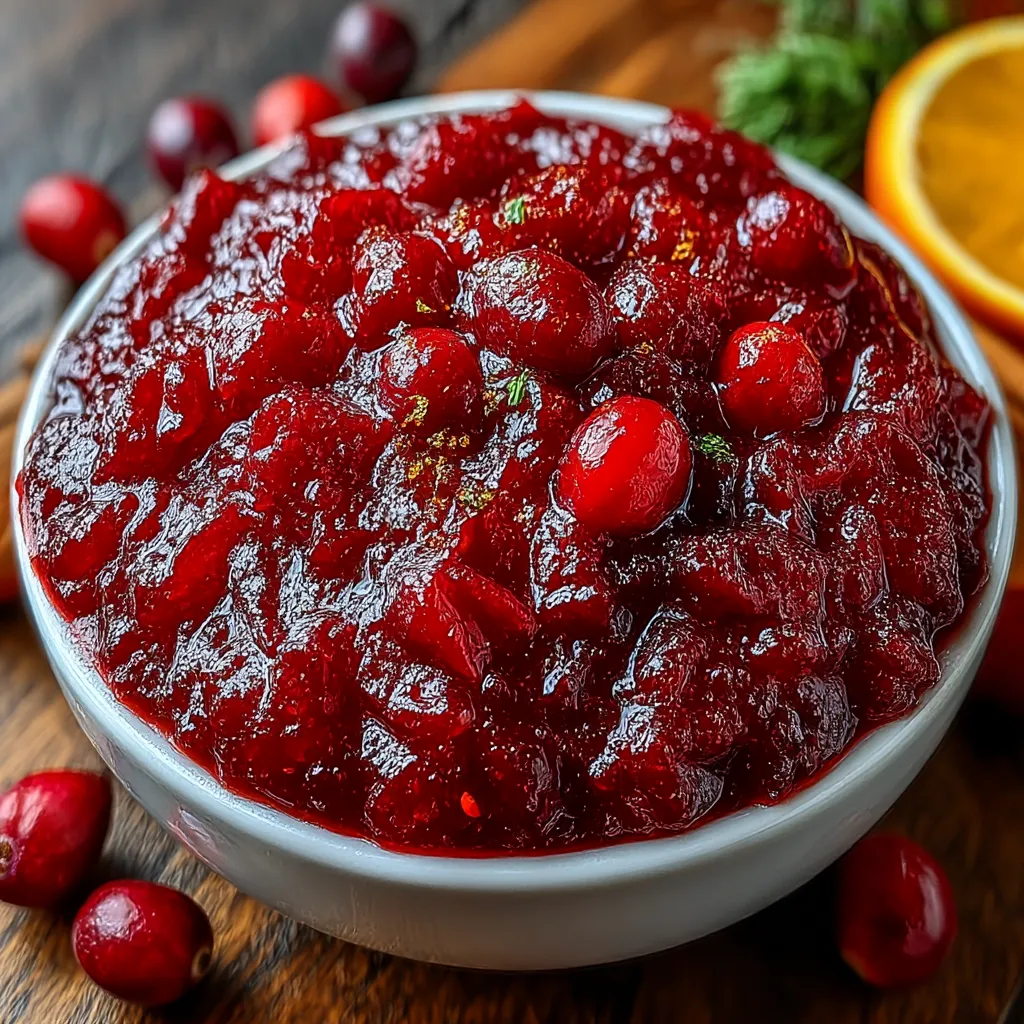 Tasty Christmas Cranberry Sauce