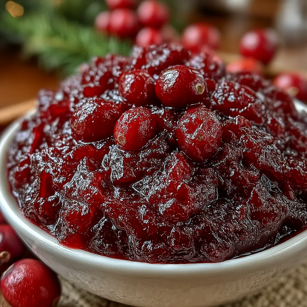 Tasty Christmas Cranberry Sauce