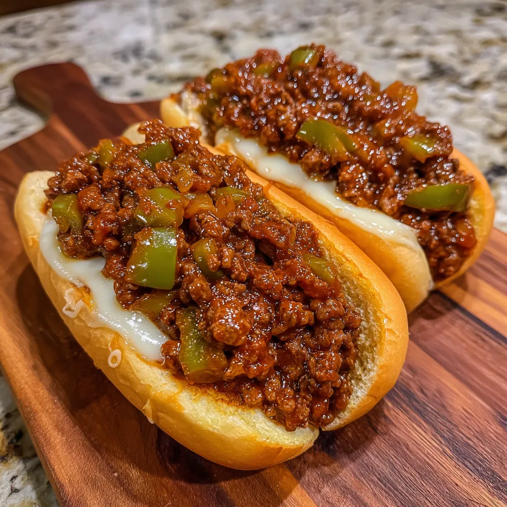 Philly Cheesesteak Sloppy Joes