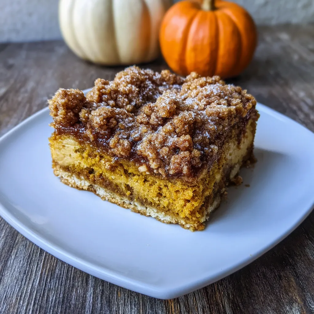 Pumpkin Spice Crumble Cake