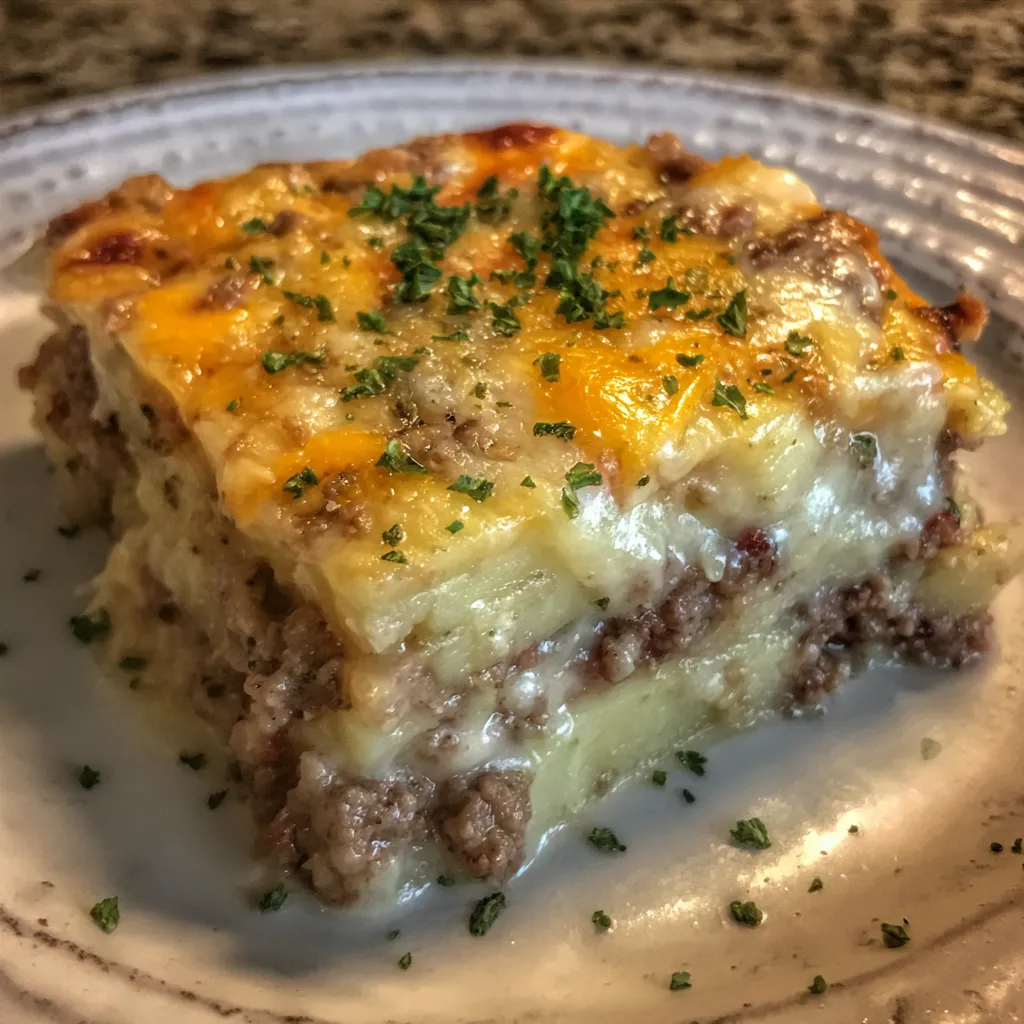 Beef and Potatoes Casserole