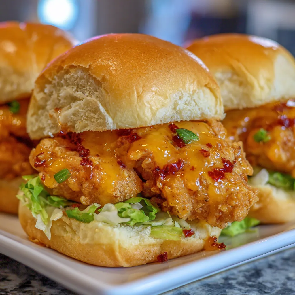 Bang Bang Chicken Sliders
