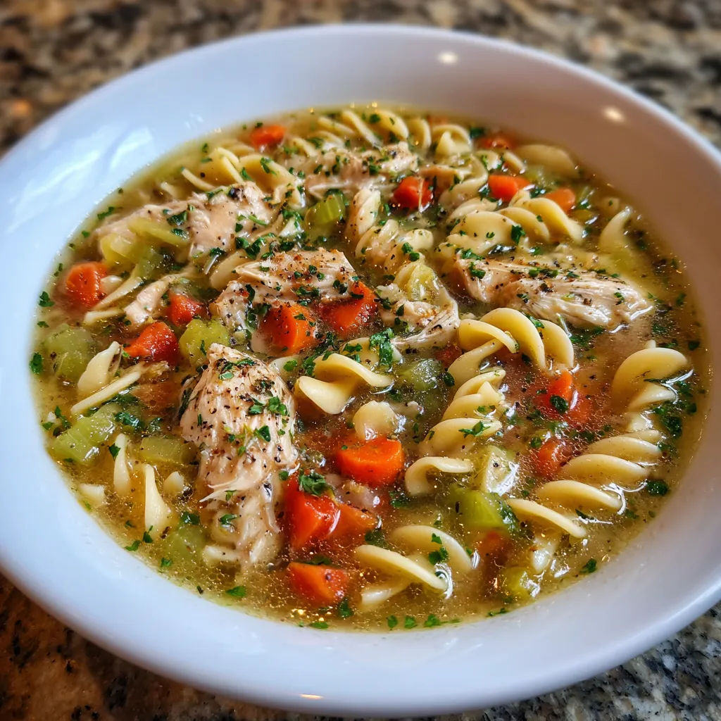 Homemade Chicken Noodle Soup