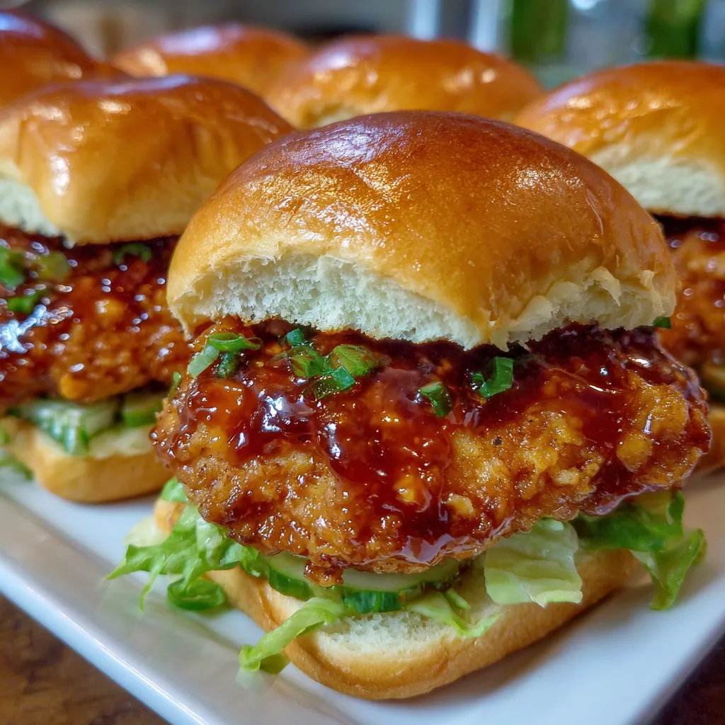 Bang Bang Chicken Sliders