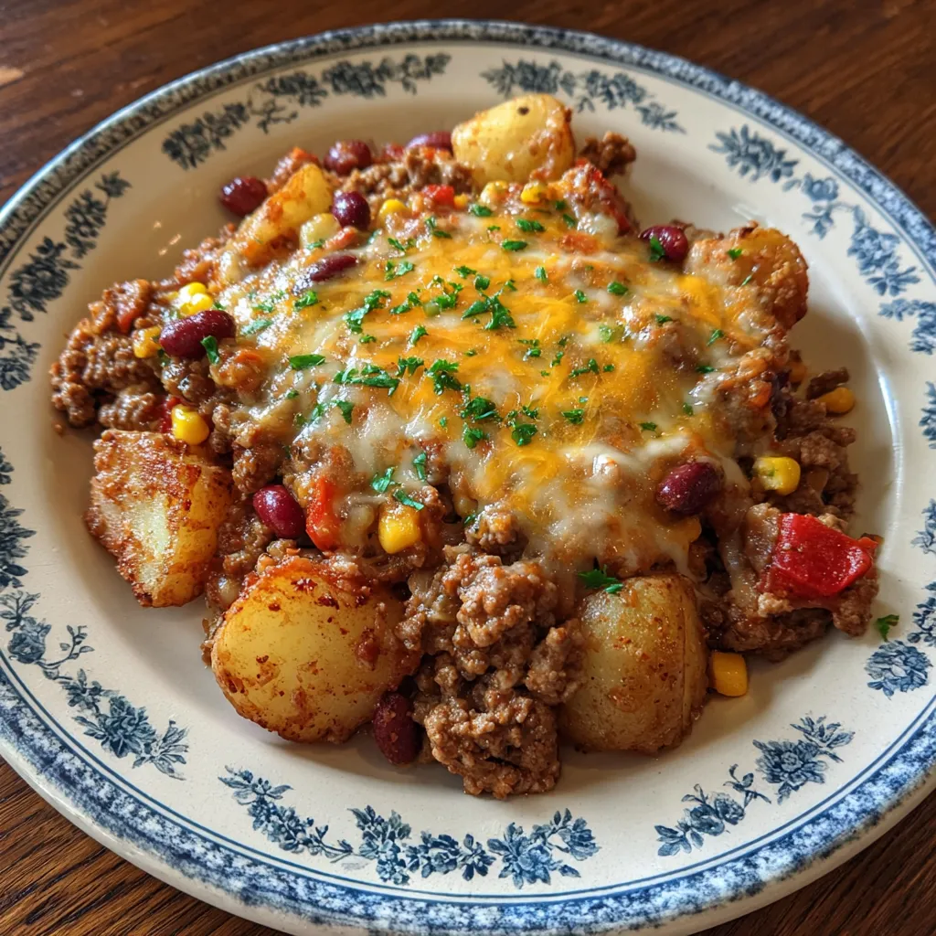 Slow Cooker Cowboy Casserole