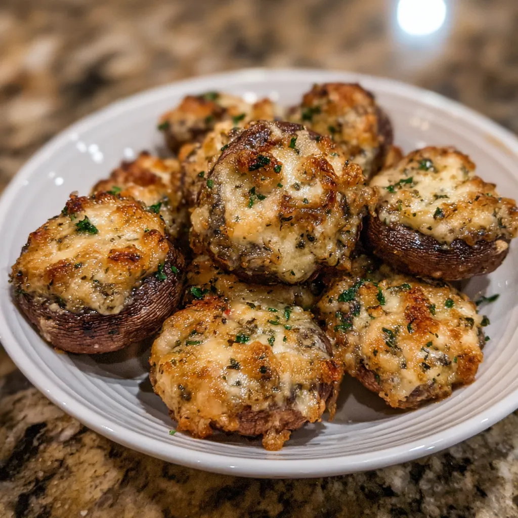 Air Fryer Ranch Mushrooms