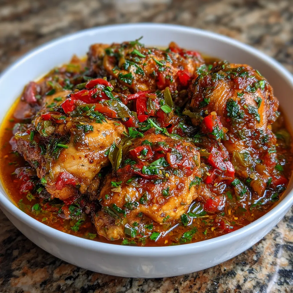 Spicy Nigerian Chicken Stew