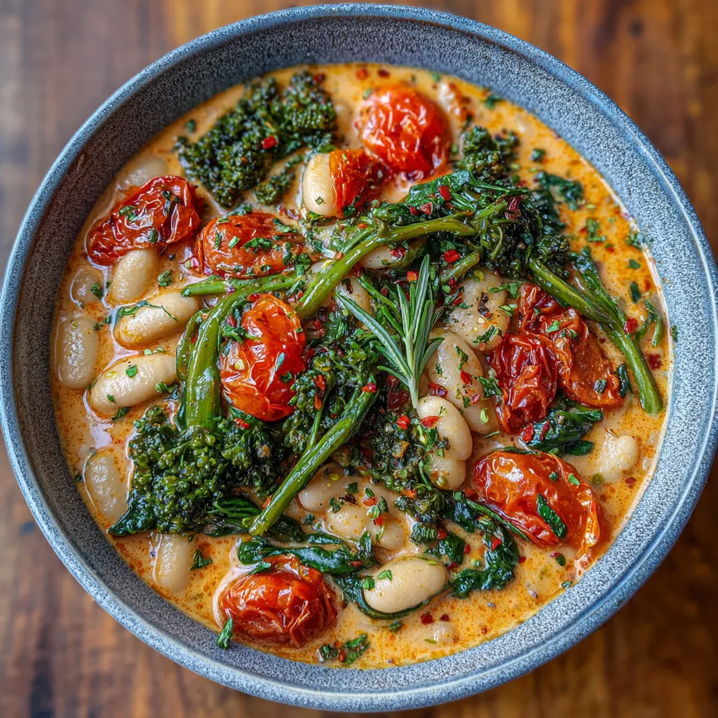 Vegan Tomato White Bean Stew