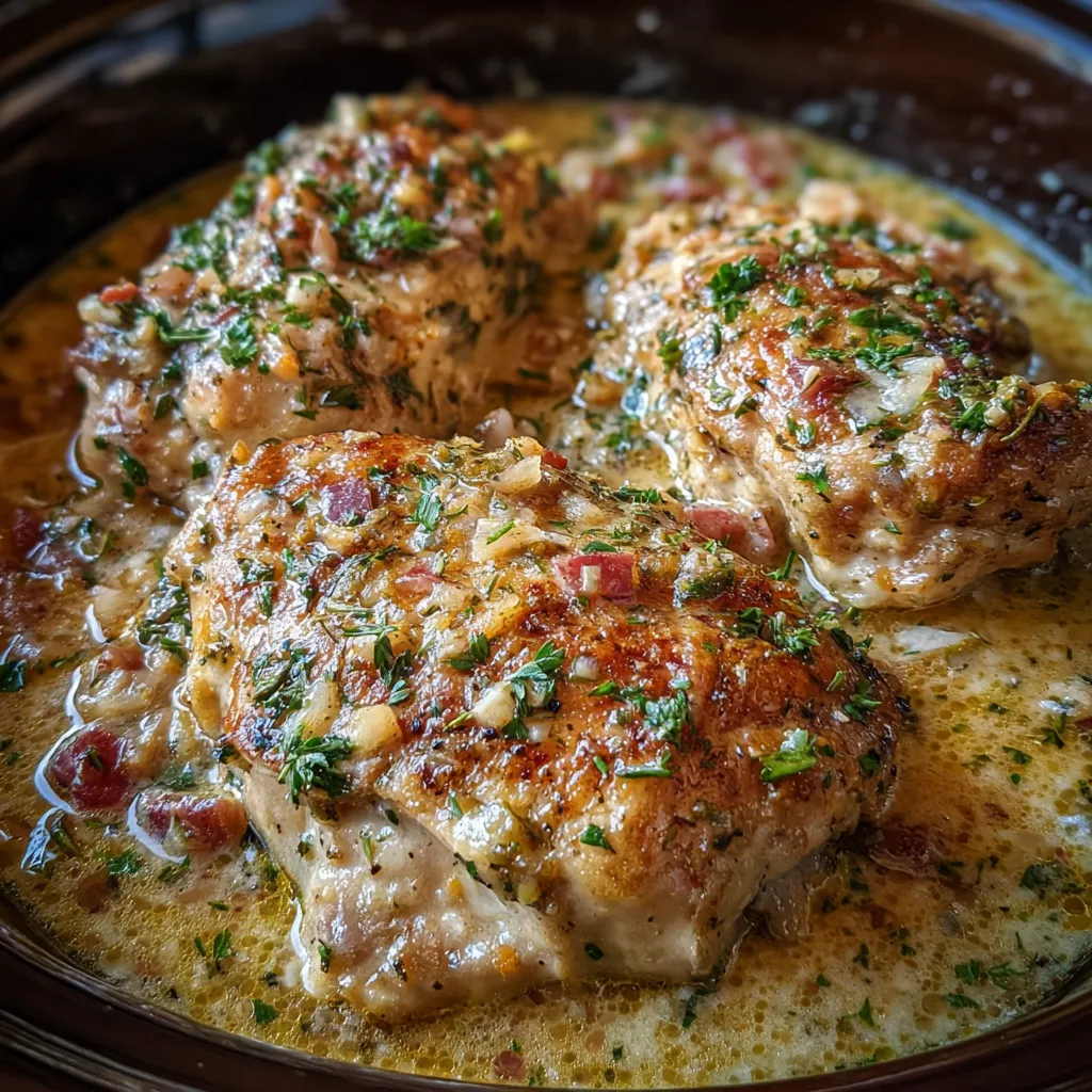 Easy Crockpot Chicken and Gravy
