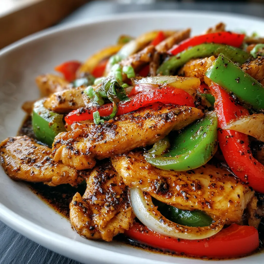 Black Pepper Chicken