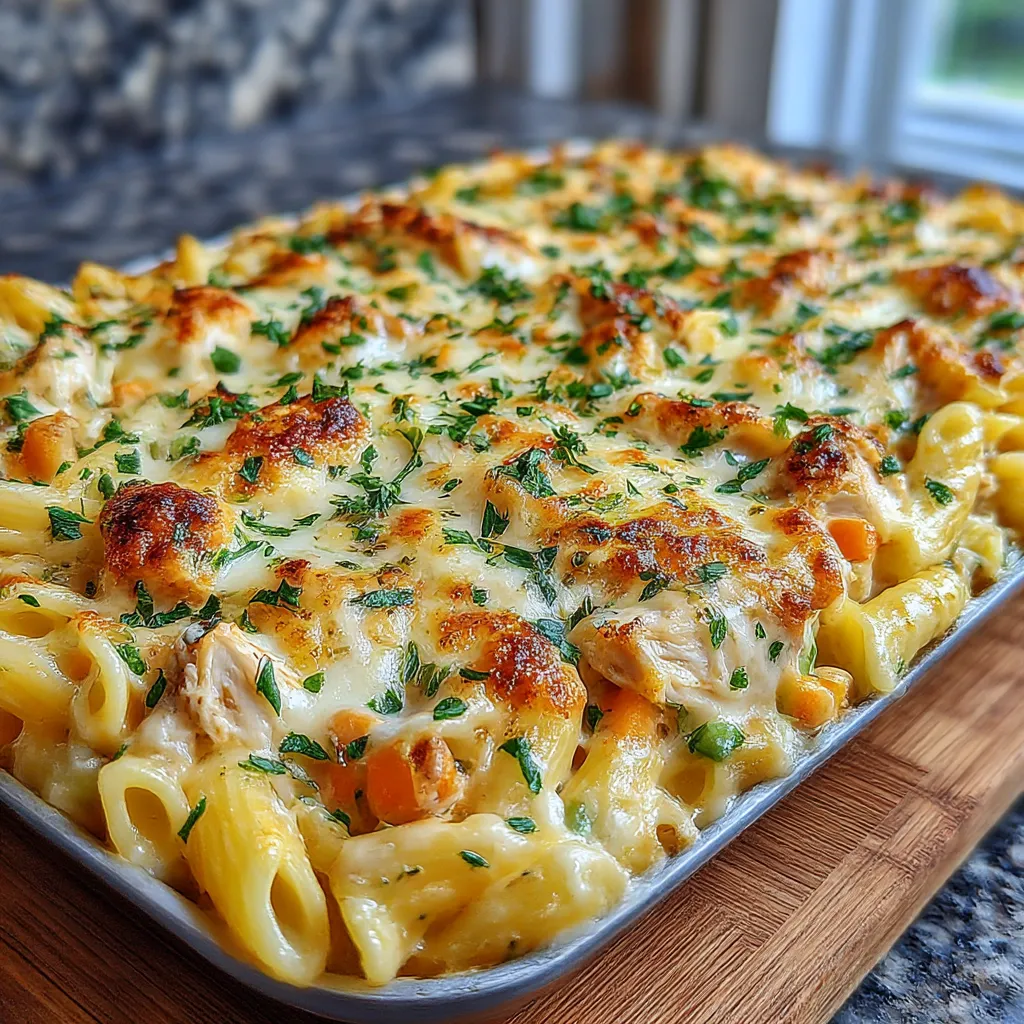 Chicken Pot Pie Pasta