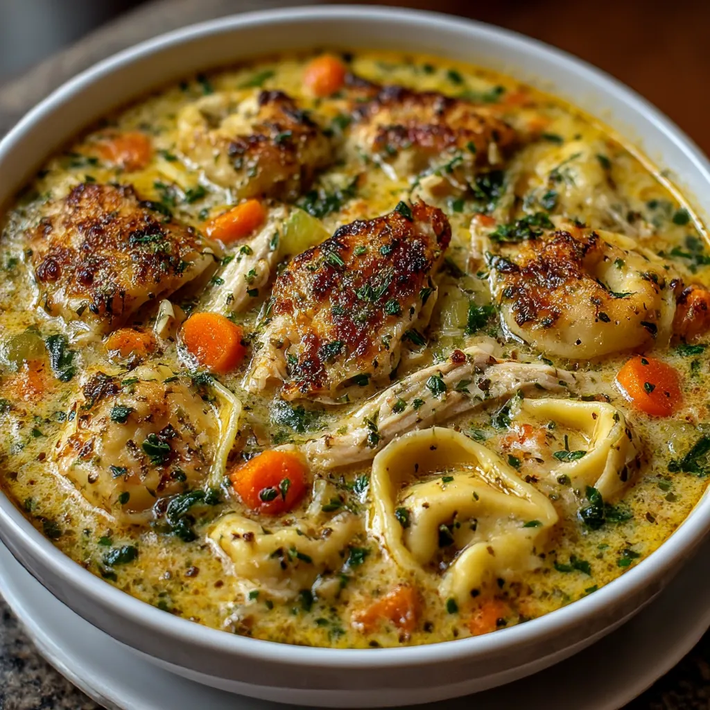 Chicken Tortellini Soup