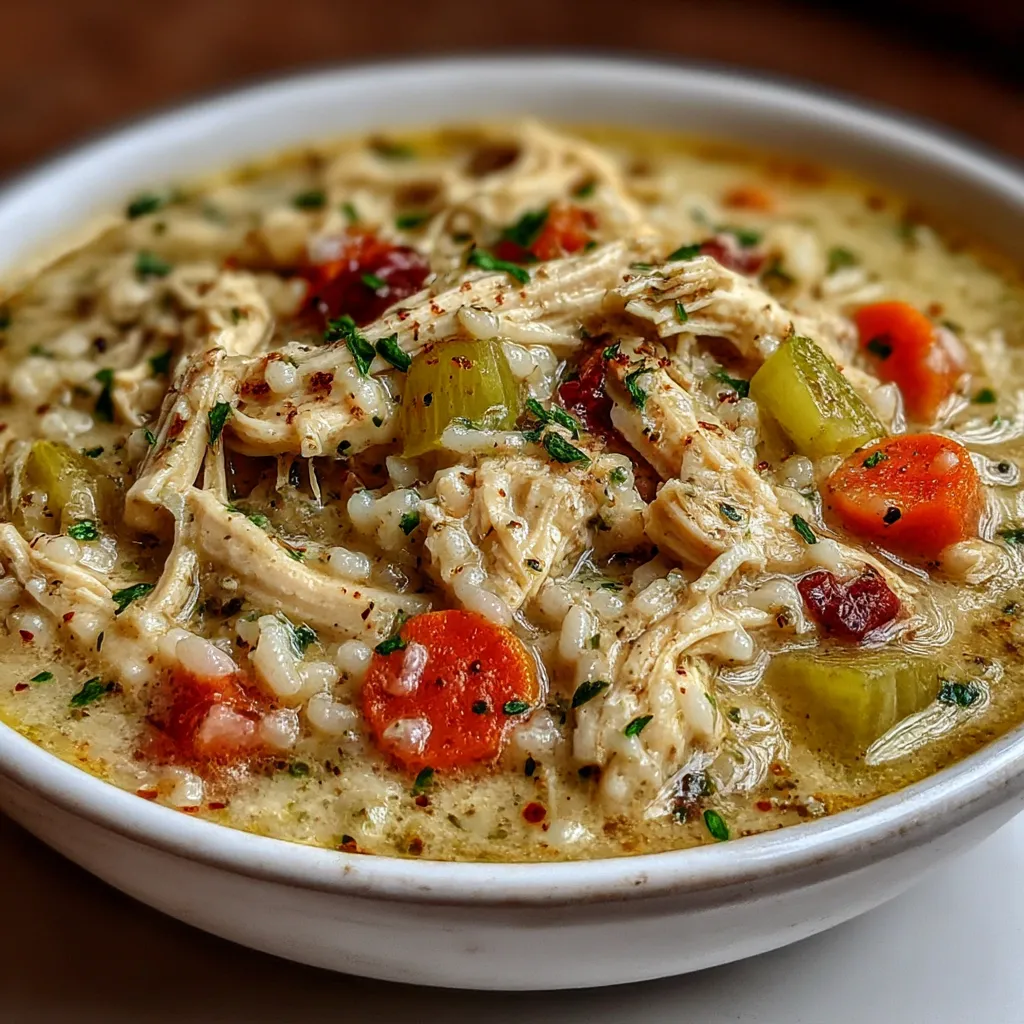 Creamy Chicken and Rice Soup
