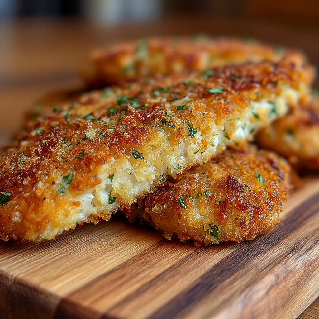 Crispy Dill Pickle Parmesan Chicken