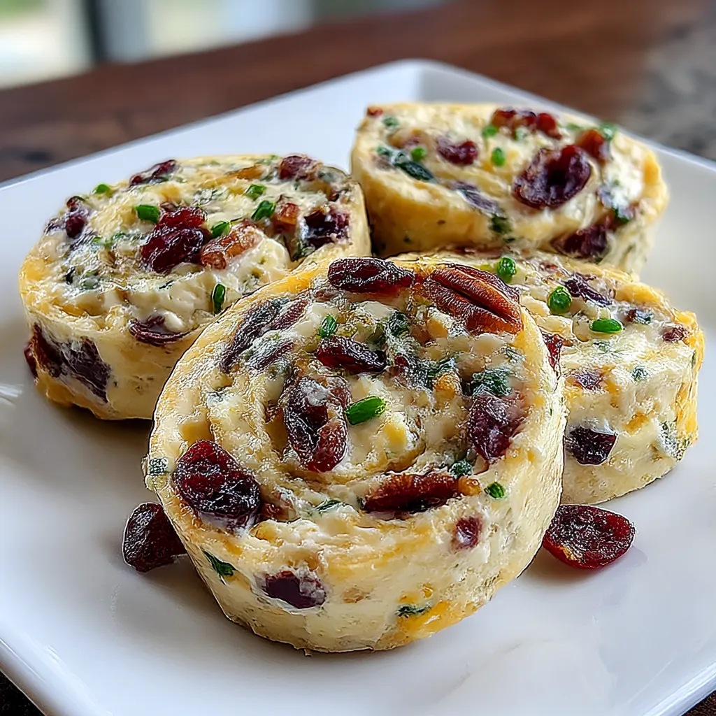 Delicious Christmas Cranberry Pinwheels