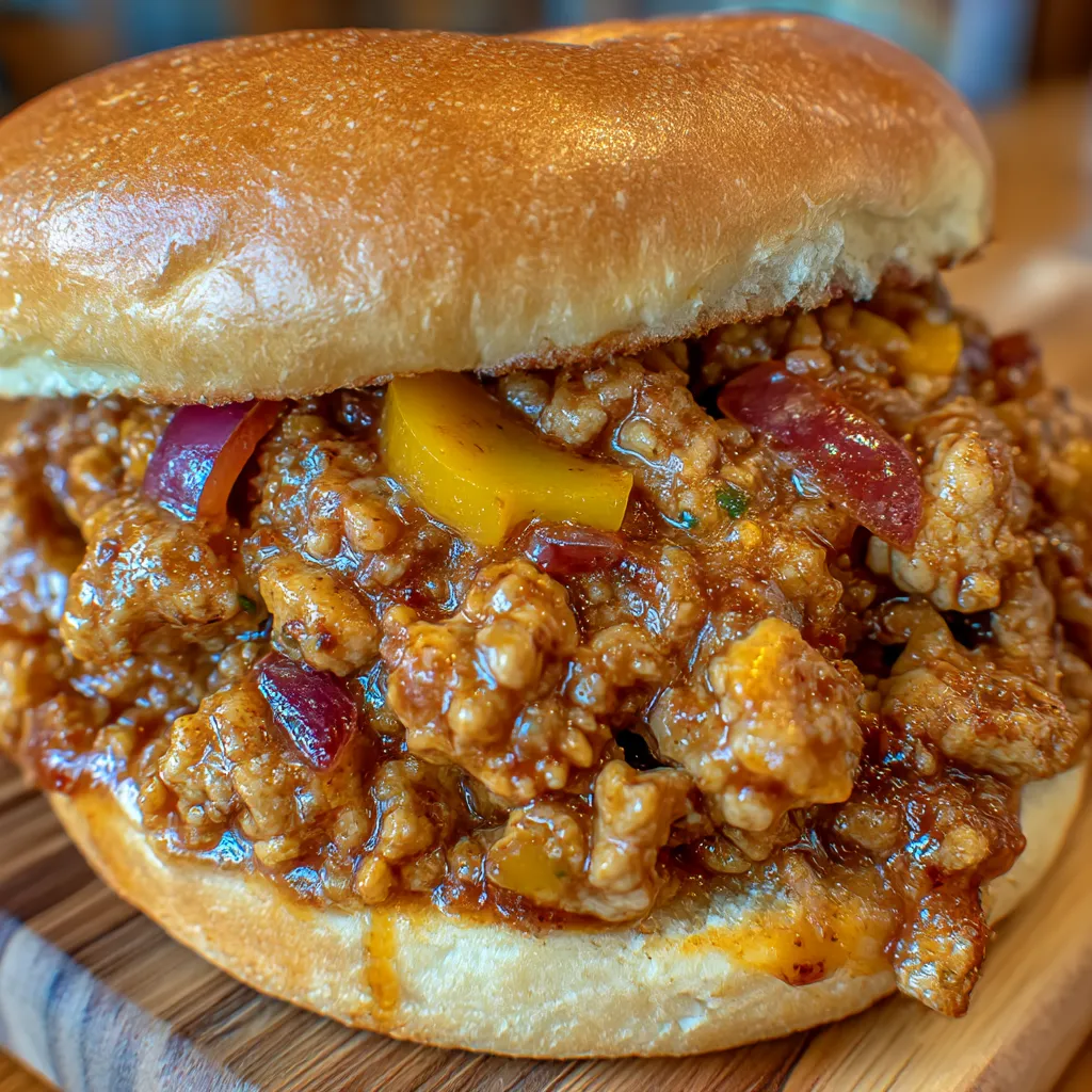 Easy Cajun Chicken Sloppy Joes