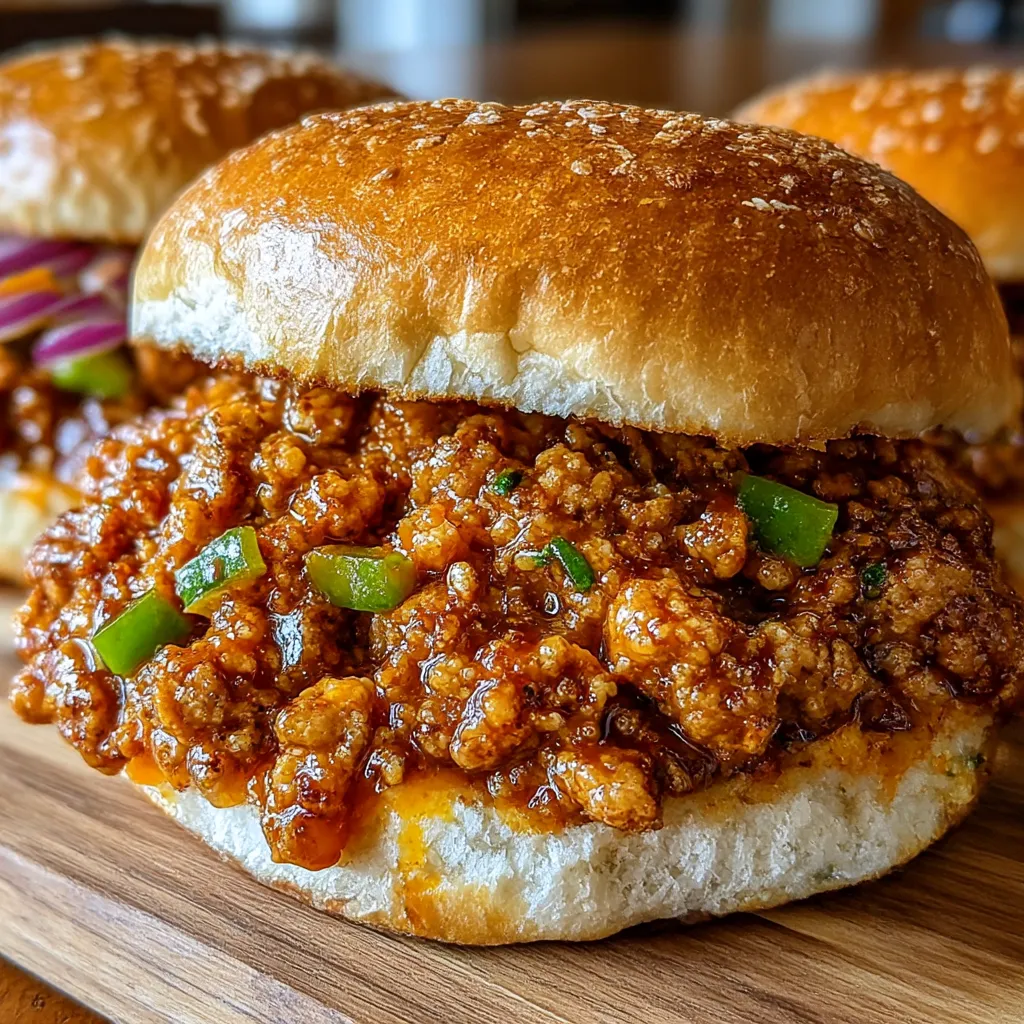 Easy Cajun Chicken Sloppy Joes