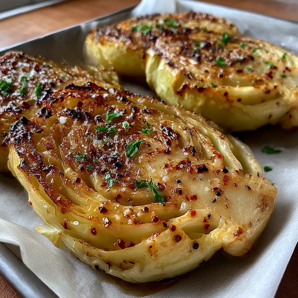 Easy Roasted Cabbage Steaks