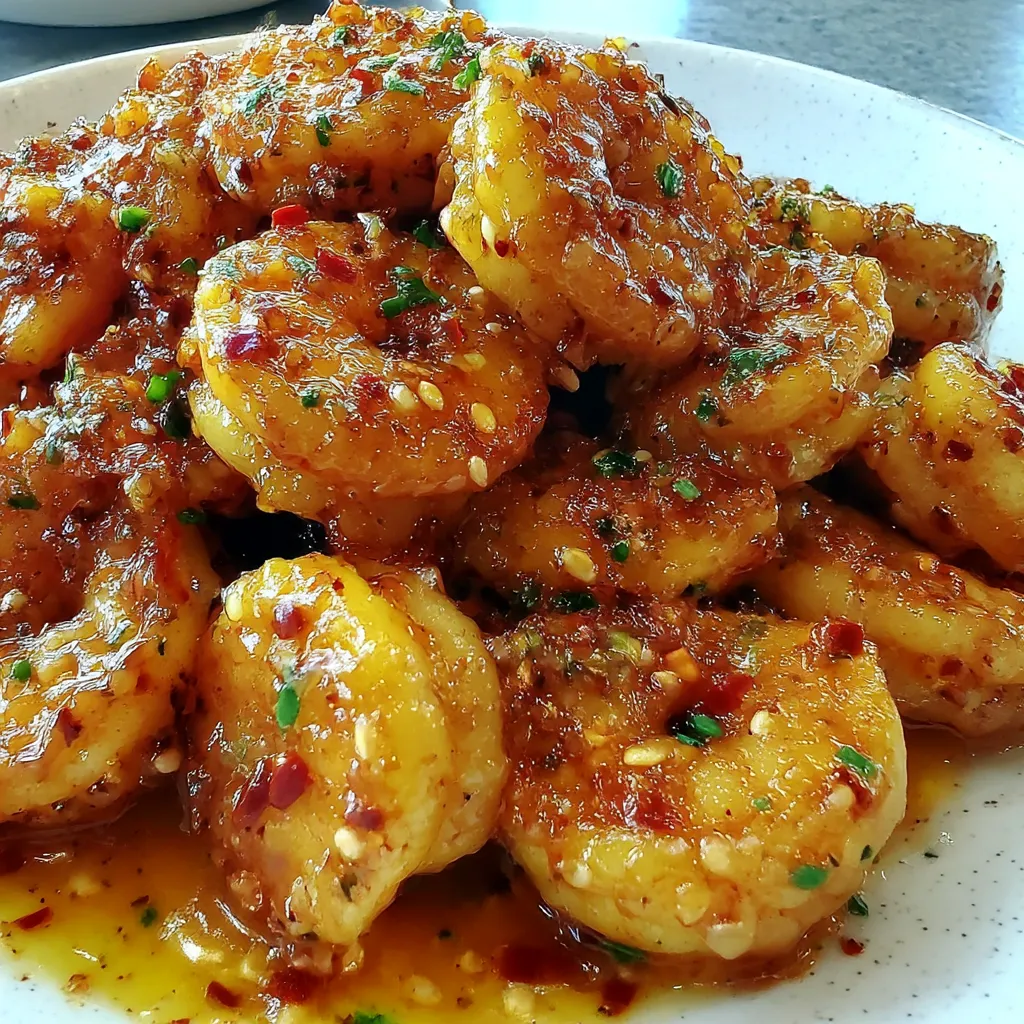High-Protein Honey Garlic Shrimp