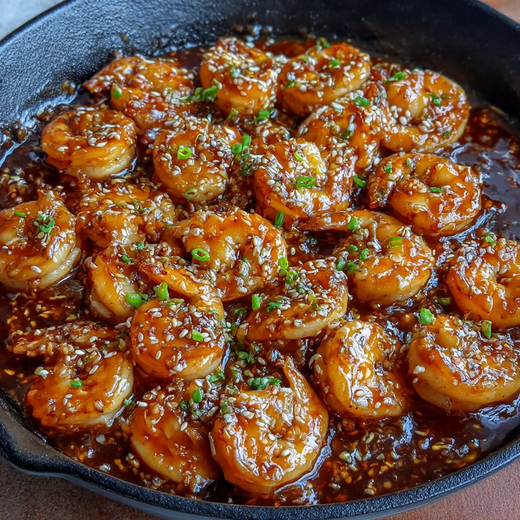 High-Protein Honey Garlic Shrimp
