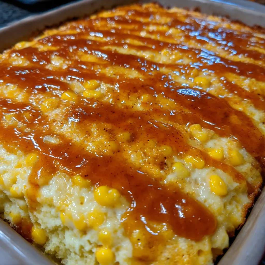 Honey Glazed Corn Casserole