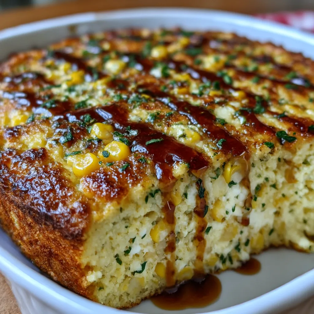 Honey Glazed Corn Casserole
