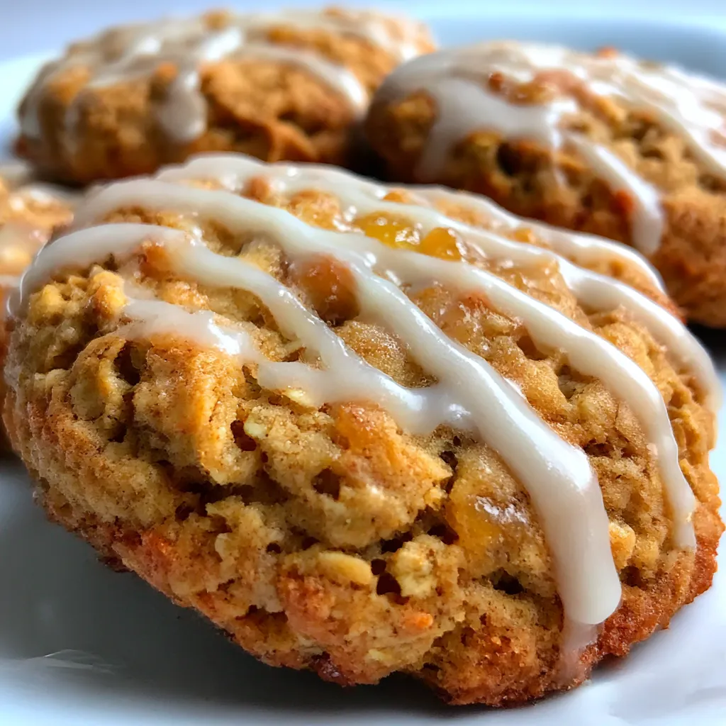 Iced Oatmeal Cookies
