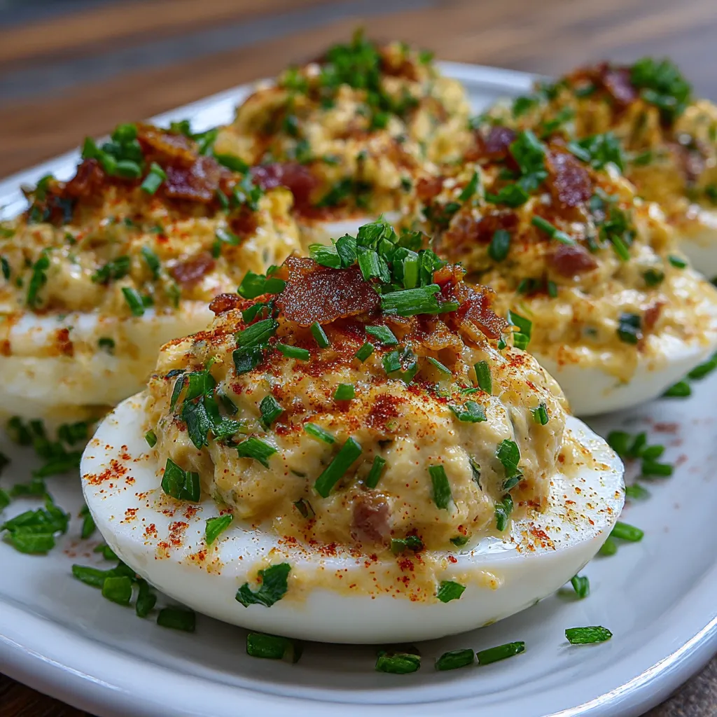 Irresistible Million Dollar Deviled Eggs