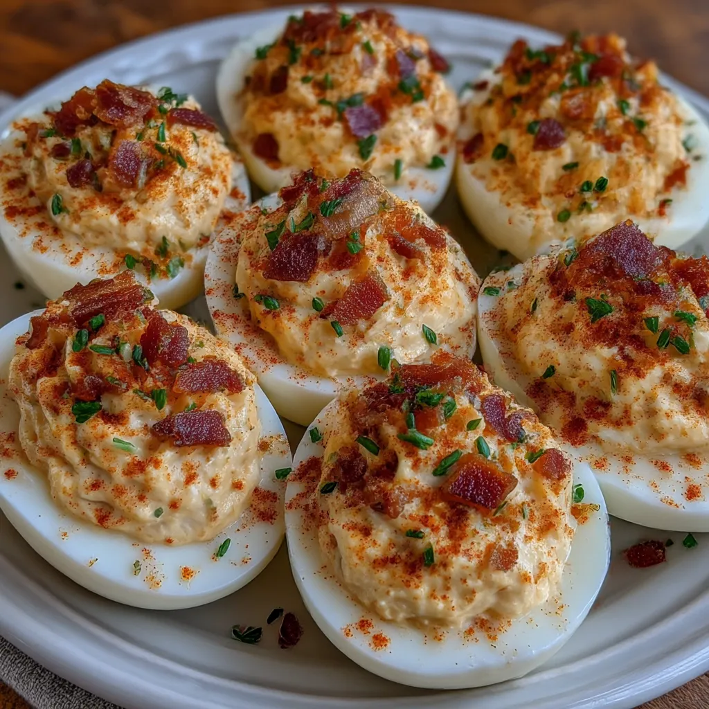 Irresistible Million Dollar Deviled Eggs