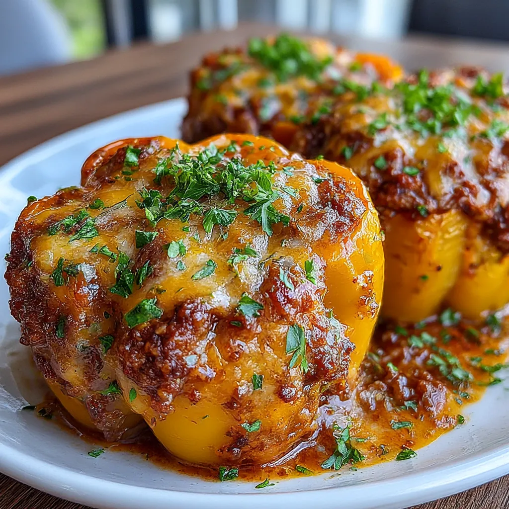 Keto Stuffed Bell Peppers