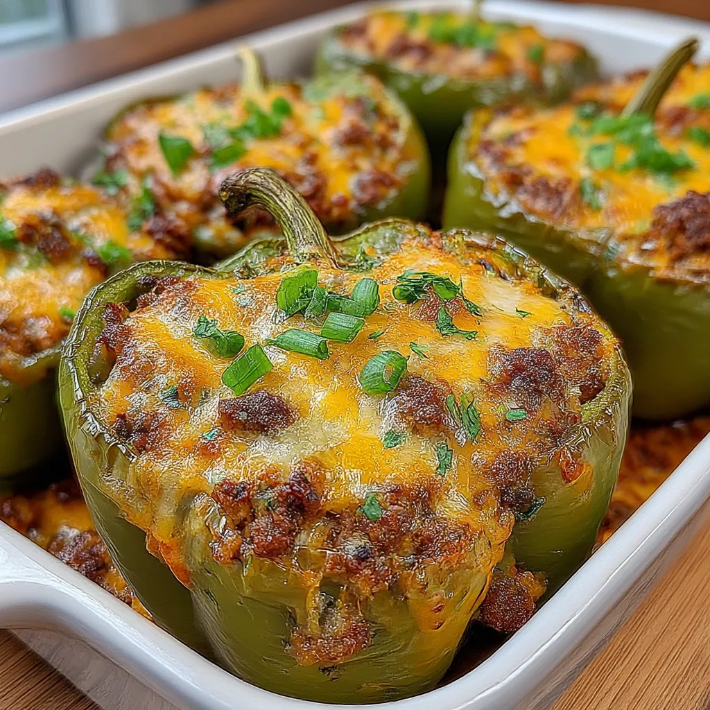 Keto Stuffed Bell Peppers