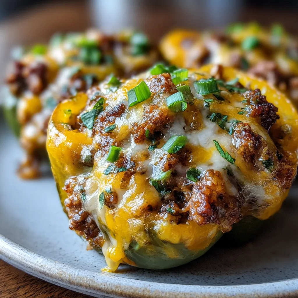 Keto Stuffed Bell Peppers