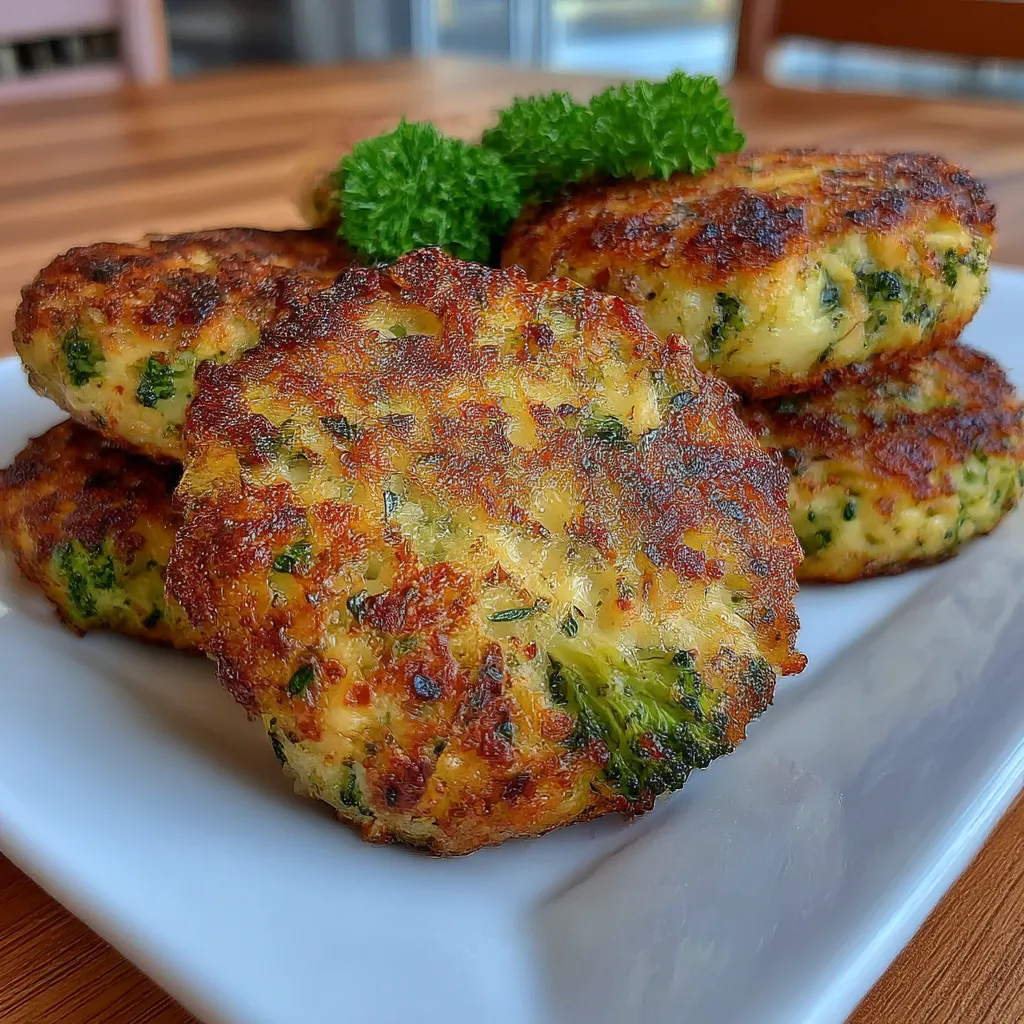 Low Carb Broccoli Cheese Rounds