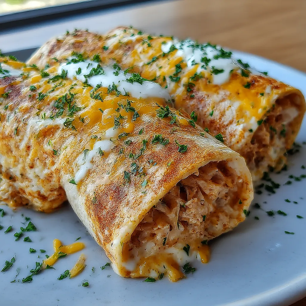 Low Carb Cheesy Garlic Chicken Wraps