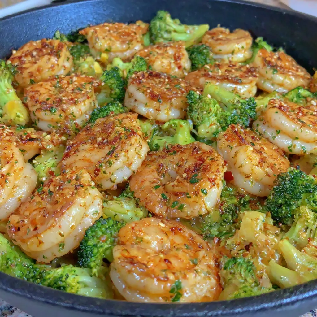 Low Carb Shrimp and Broccoli