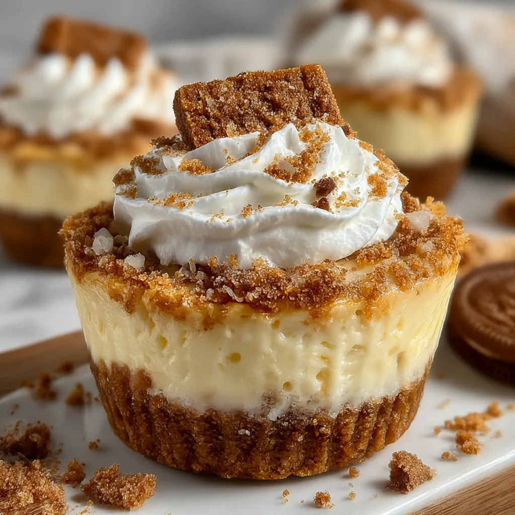 No-Bake Gingerbread Cheesecake Cups