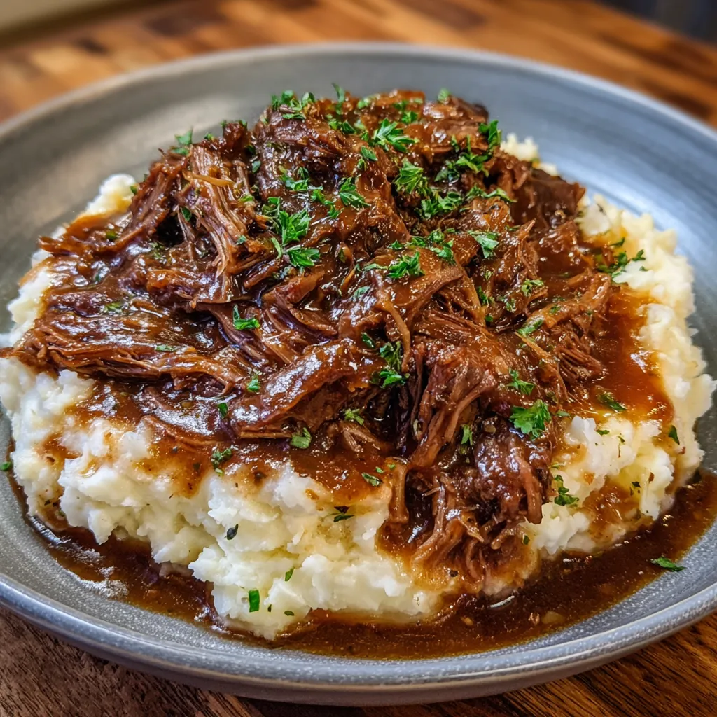 Slow Cooker Beef Manhattan