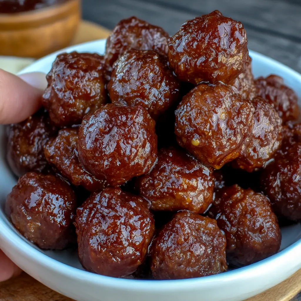 Slow Cooker Honey Garlic Meatballs