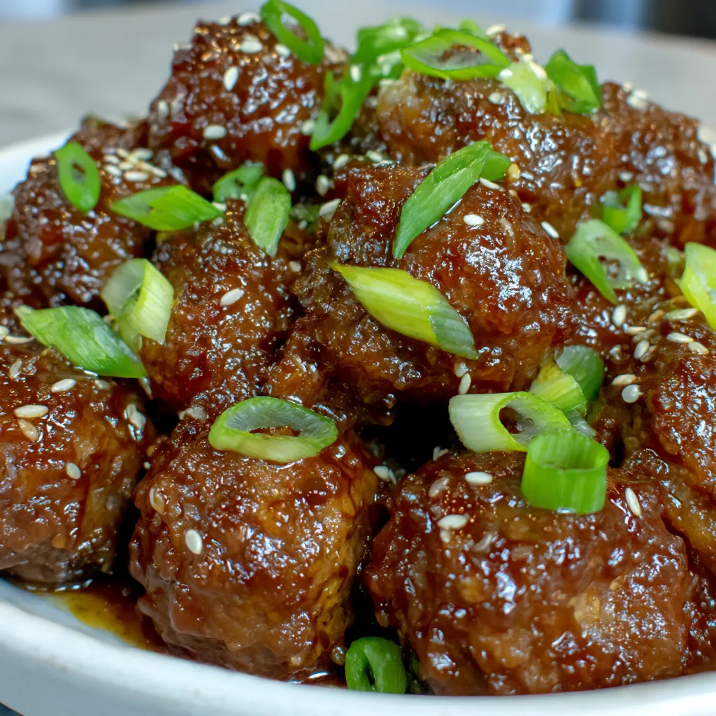 Slow Cooker Honey Garlic Meatballs