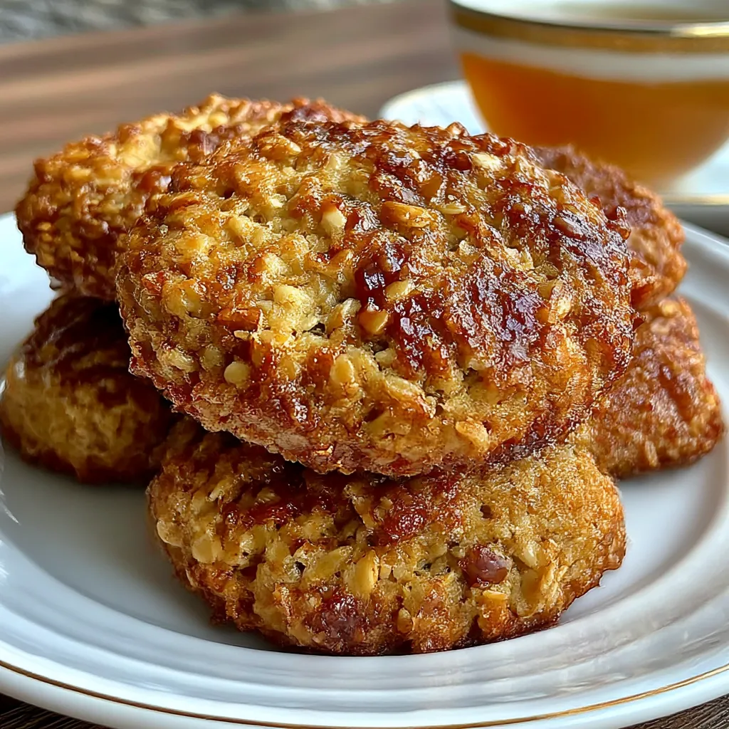 Sugar Free Oatmeal Cookies with Almond Flour