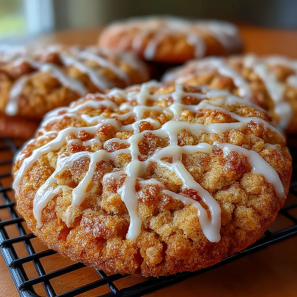 The Best Crumbl Iced Oatmeal Cookies