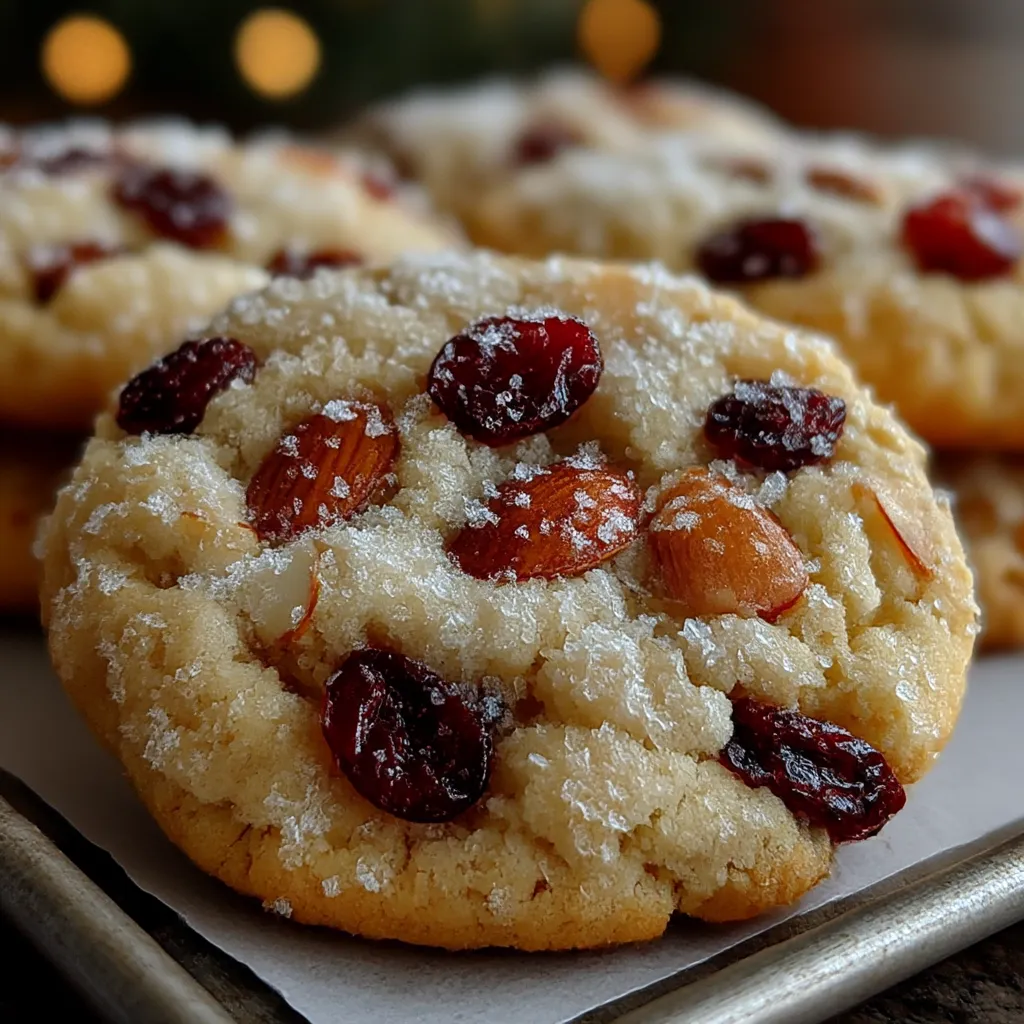 Almond Cherry Cookies