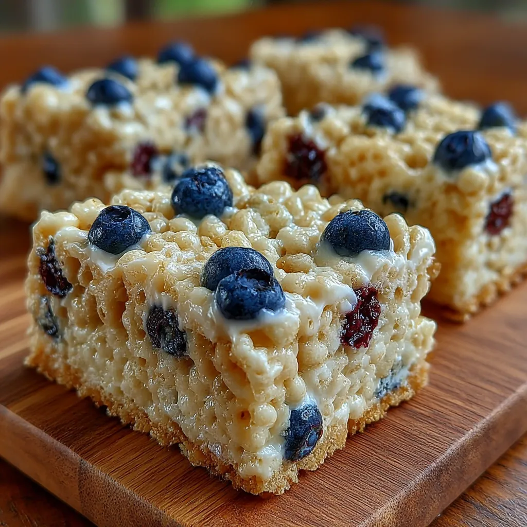 Blueberry Rice Krispies