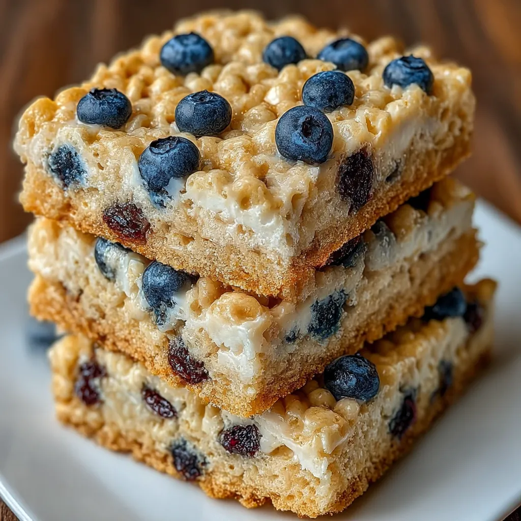 Blueberry Rice Krispies